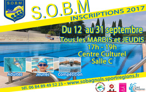 Inscriptions saison 2017-2018