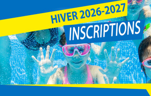Inscriptions saison 2026-2027