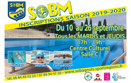 INSCRIPTIONS 2019-2020