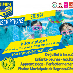 Inscriptions saison estivale 2026